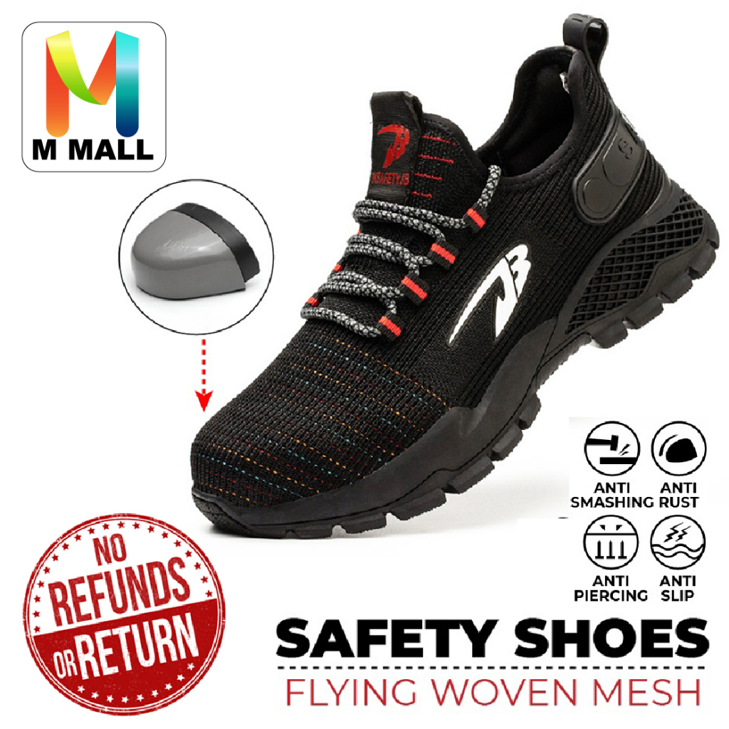 SAFETY SHOES lightweight Anti-Smashing Anti-Piercing Protective Steel ...