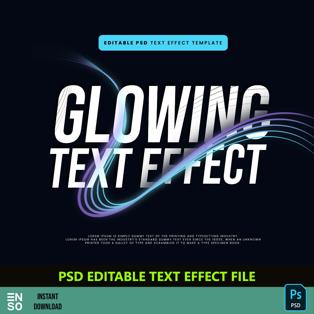 PSD Text Effect Stylish Text | Editable PSD Text Logo | Creative ...