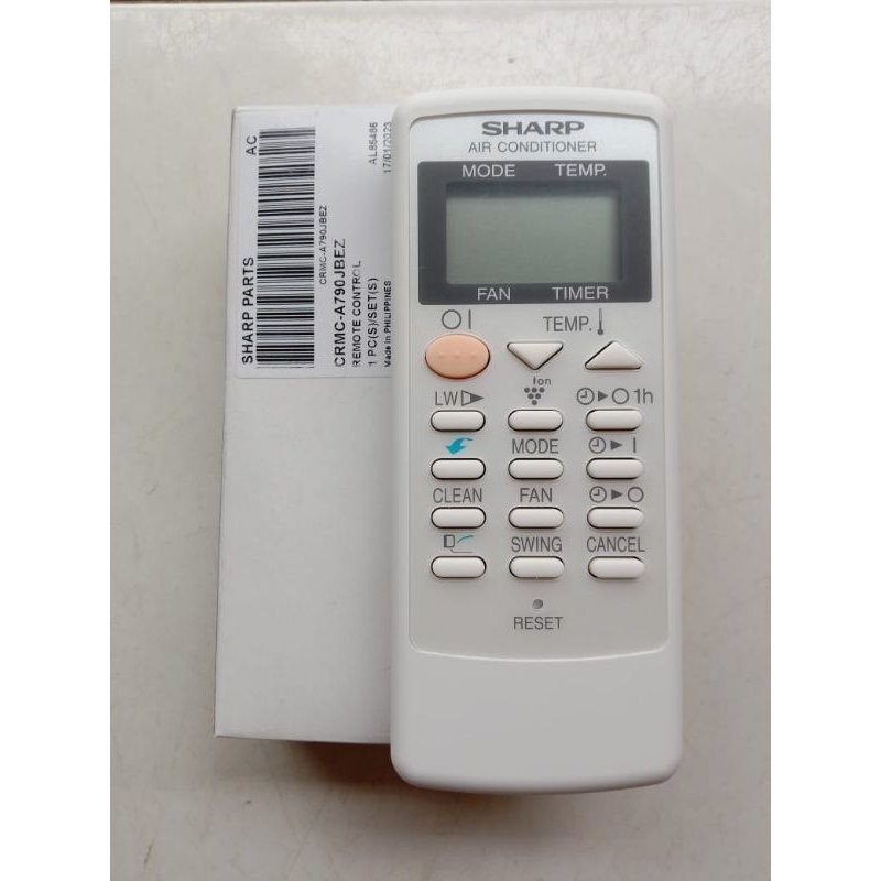 SHARP Air Conditioner/Aircond Remote Control CRMCA790JBEZ Shopee