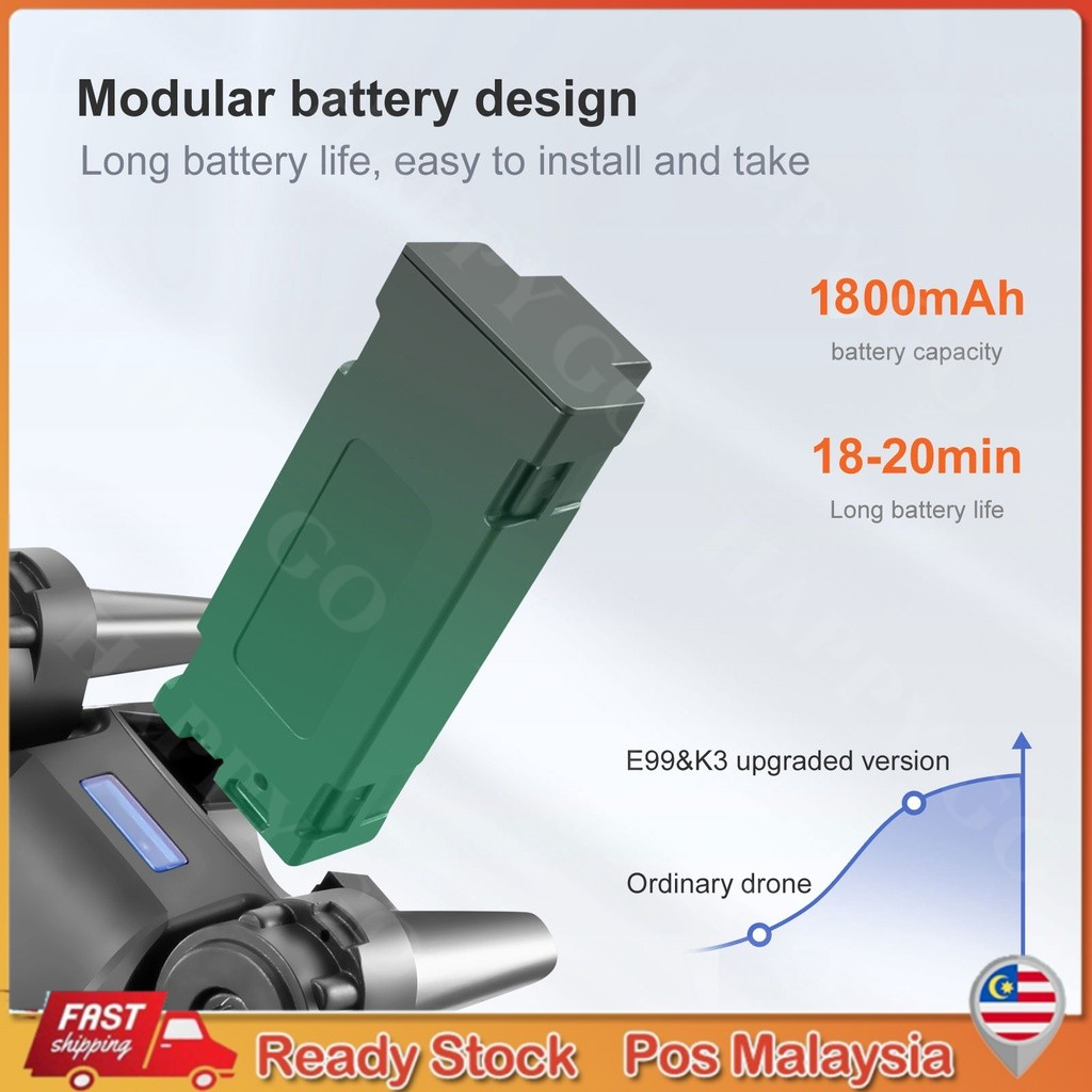 【🇲🇾24h】Drone Battery Reachargeable Lithium Battery Bateri Drone Drones ...
