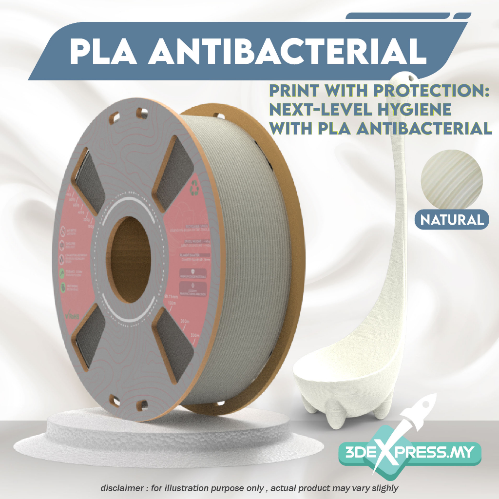 PLA Antibacterial 3D FILAMENT 1KG - Extreme Series