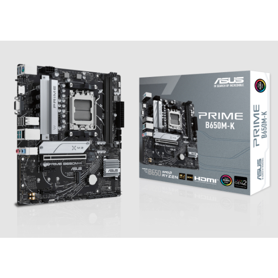 Scheda Madre ASUS PRIME B650M-K - AMD AM5, DDR5, PCIe 5.0, WiFi 6 - Foto 9