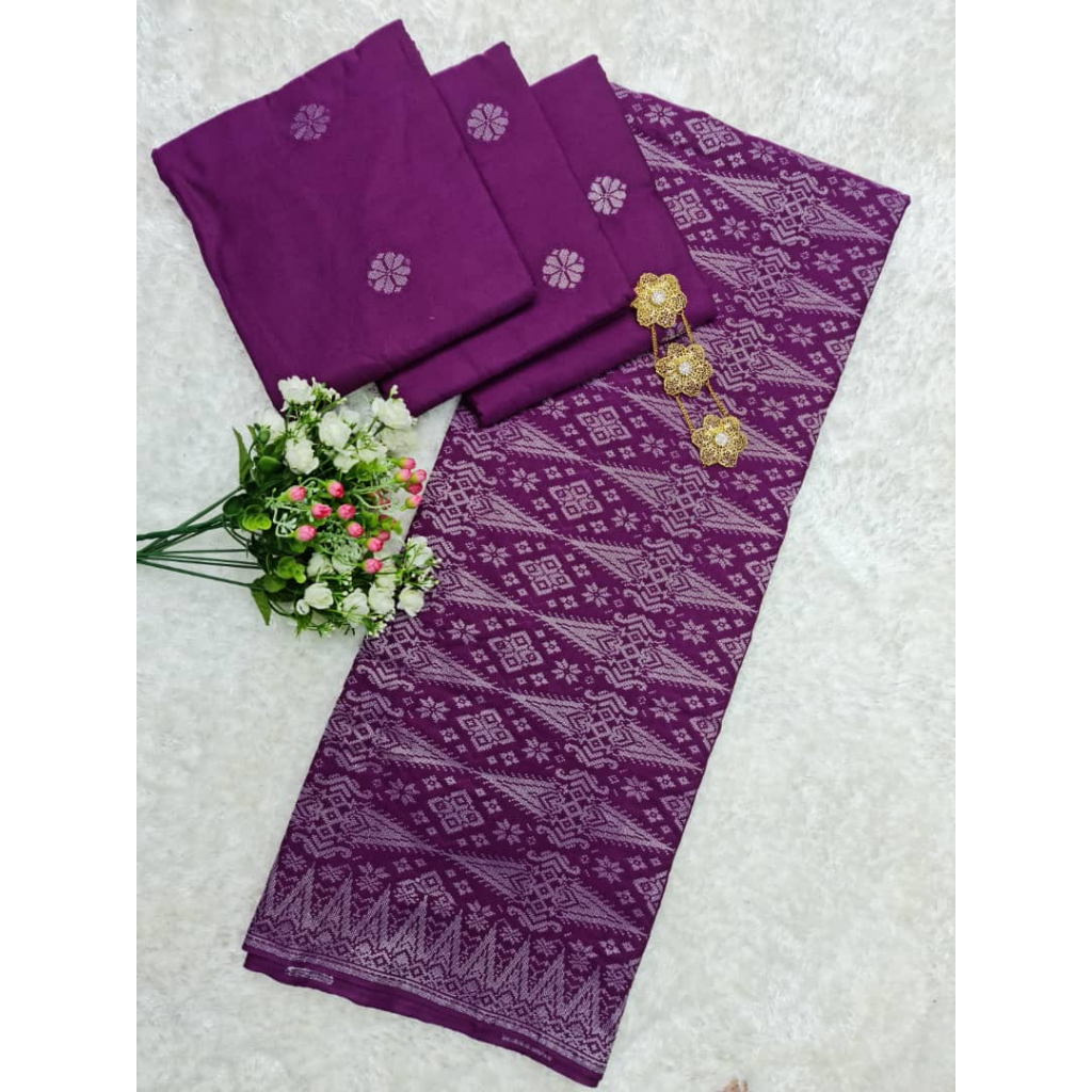 .Kain Pasang Songket Tenun Tabur / Tenun Asli / Songket Tabur.SONGKET ...