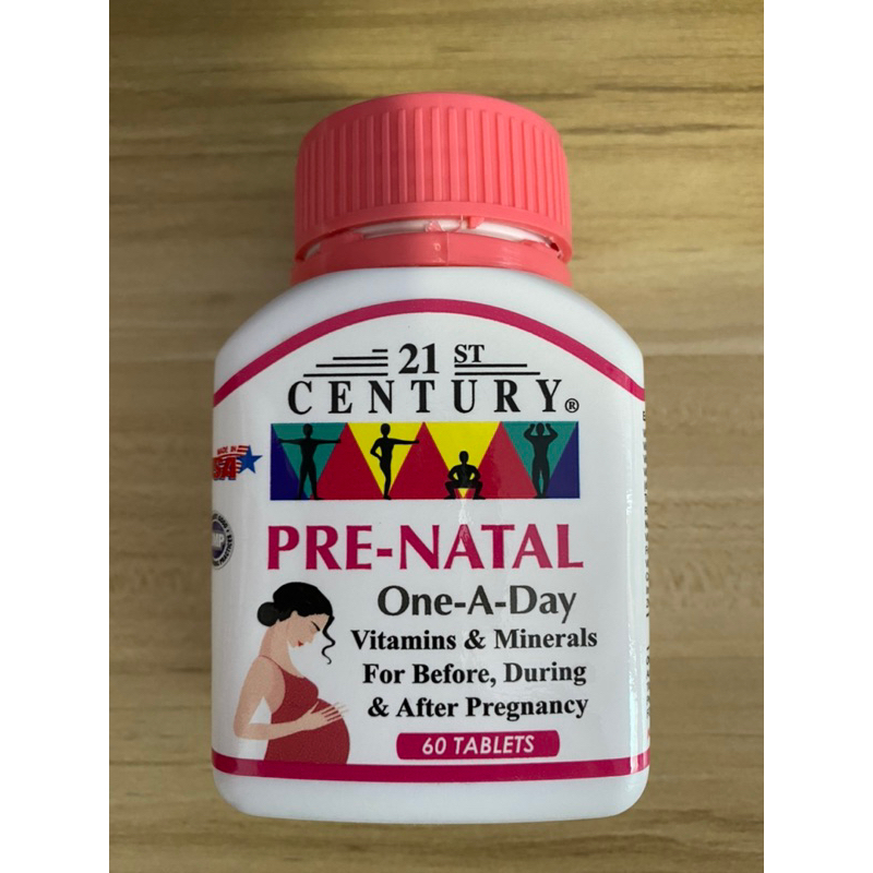 21st Century PreNatal Multivitamins With Folic Acid And Iron For