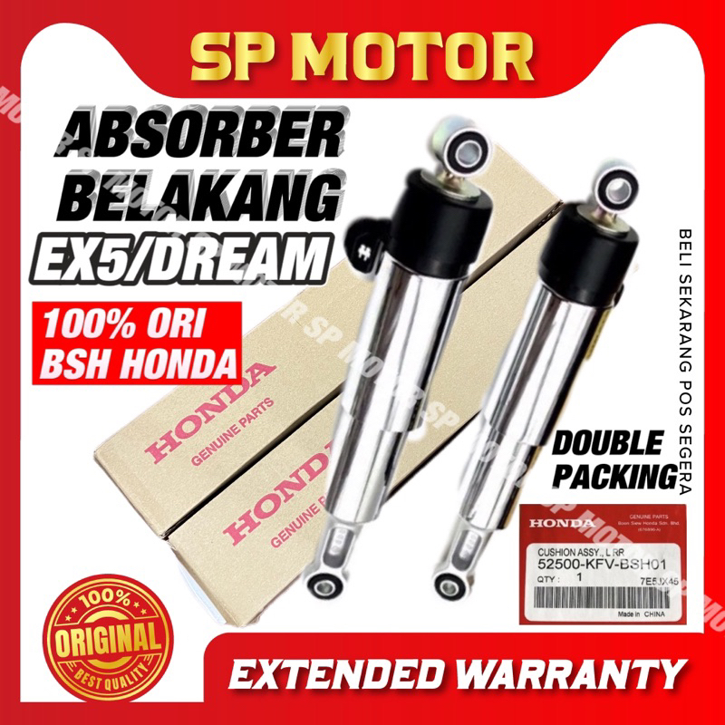 100% ORIGINAL EX5 REAR ABSORBER ORIGINAL / EX5 DREAM REAR ABSORBER ...