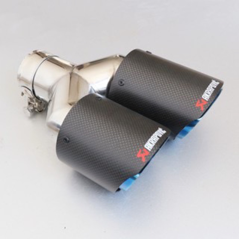 Akrapovic Exhaust Tip Double End Pipe Twin Tips Shopee Malaysia