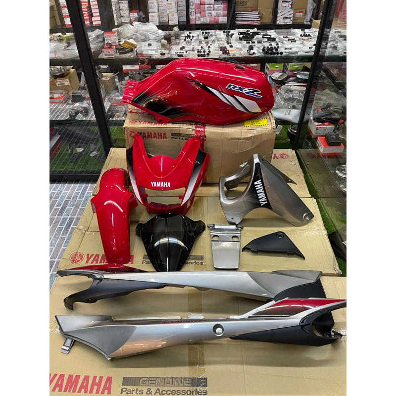 COVERSET RXZ MERAH GREY CATALYZER ORIGINAL HONG LEONG | Shopee Malaysia