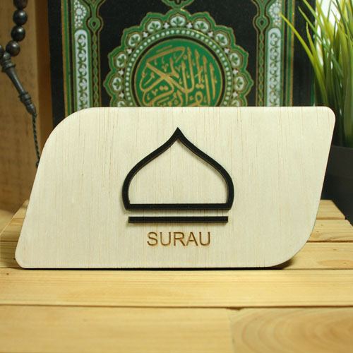 Surau Surau Lelaki Surau Perempuan Signage Plywood Dan Acrylic