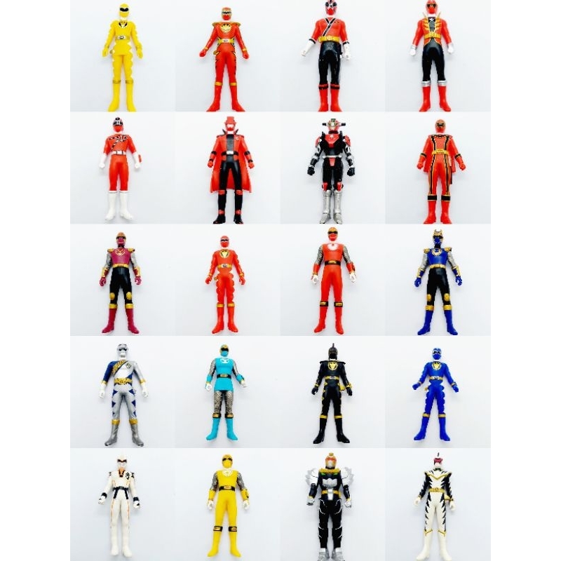 New Stock Super Sentai Power Rangers Sofubi Softvinly Figures | Shopee ...