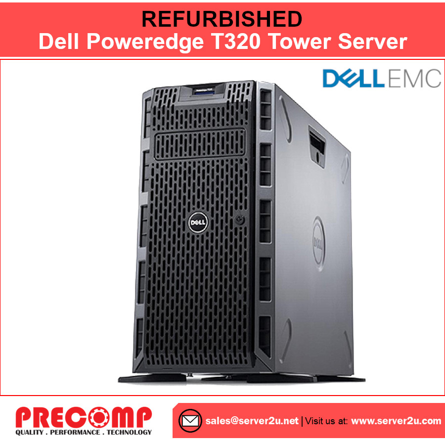 (Refurbished) Dell Poweredge T320 Tower Server (E52420v2.32GB.2x900GB