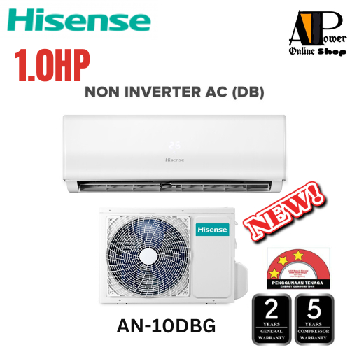 Hisense R32 Standard Air Conditioner 10hp An10dbg 3 Star Non Inverter Shopee Malaysia 1351