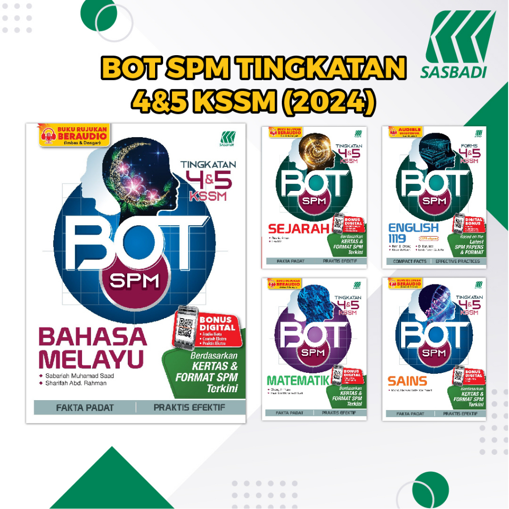 BOT SPM TINGKATAN 4&5 KSSM (2024) | Shopee Malaysia