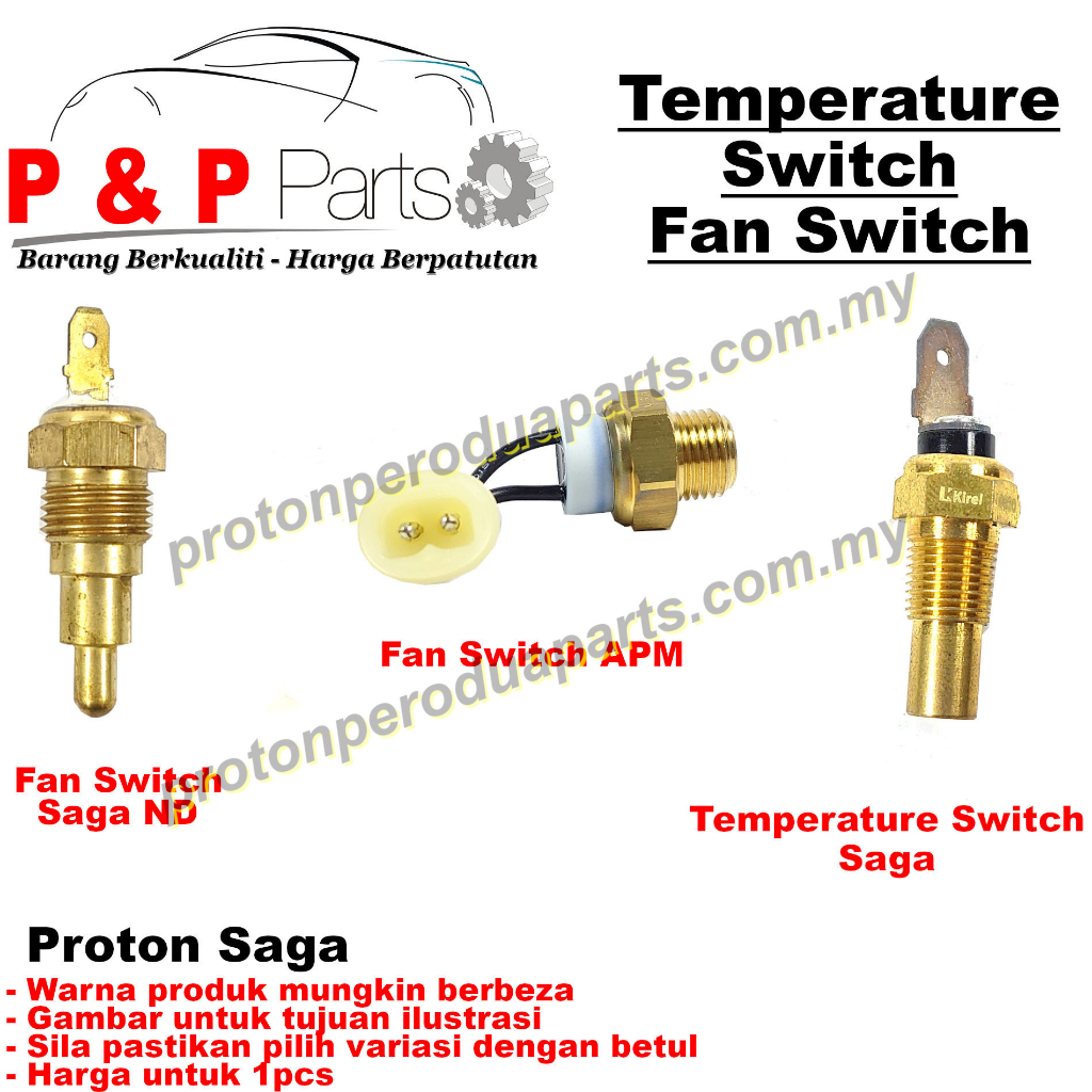 Temperature Switch Fan Switch - Saga Iswara Wira | Shopee Malaysia