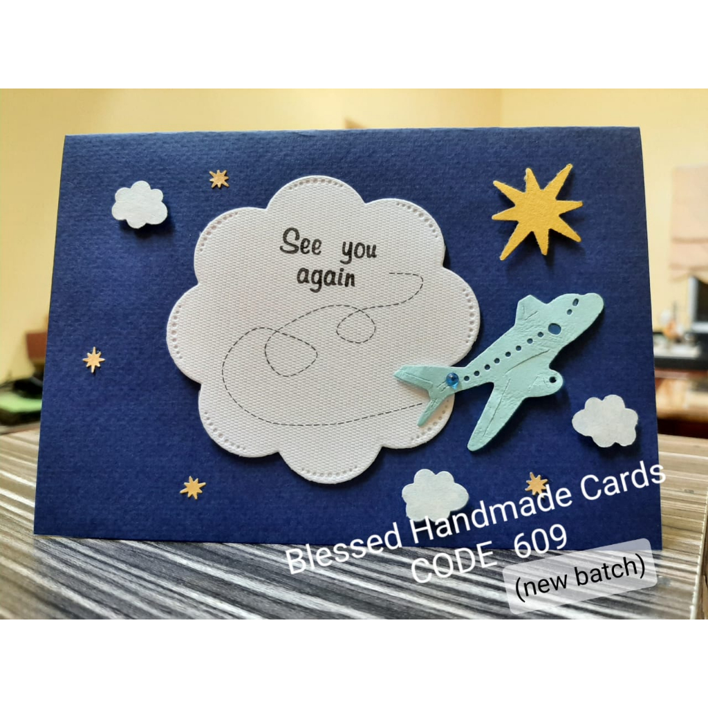 Handmade cards - Farewell / See you again / Goodbye Card (A6 size ...