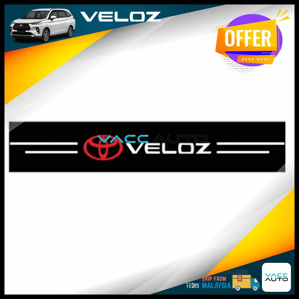 Toyota Veloz W100 W150 2022-2023 Door Step Sticker Carbon Protector Fit ...