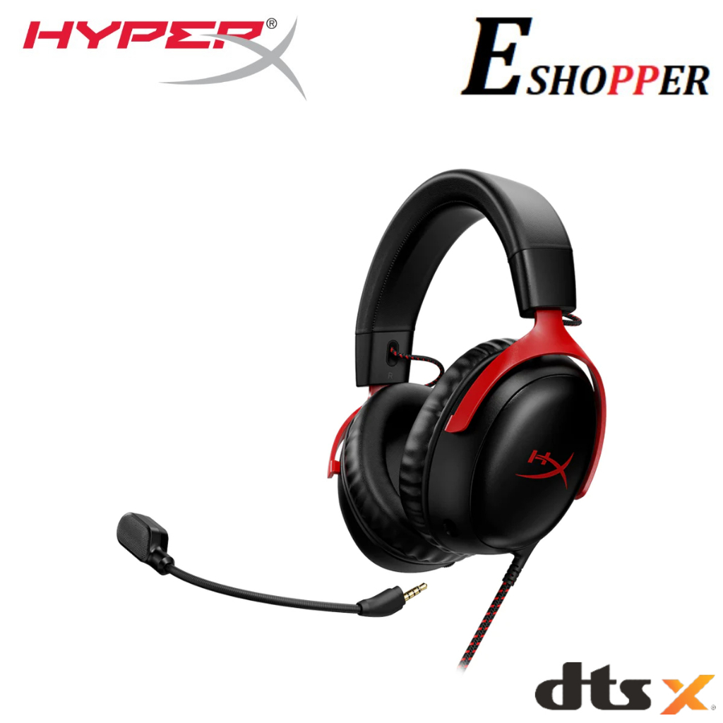 HyperX Cloud Alpha Pro Gaming Headset With Noise Cancelling Microphone- Red  - Monaliza