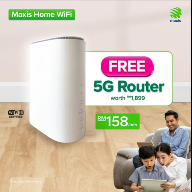 Maxis Home WiFi 158 Unlimited 5G | Shopee Malaysia