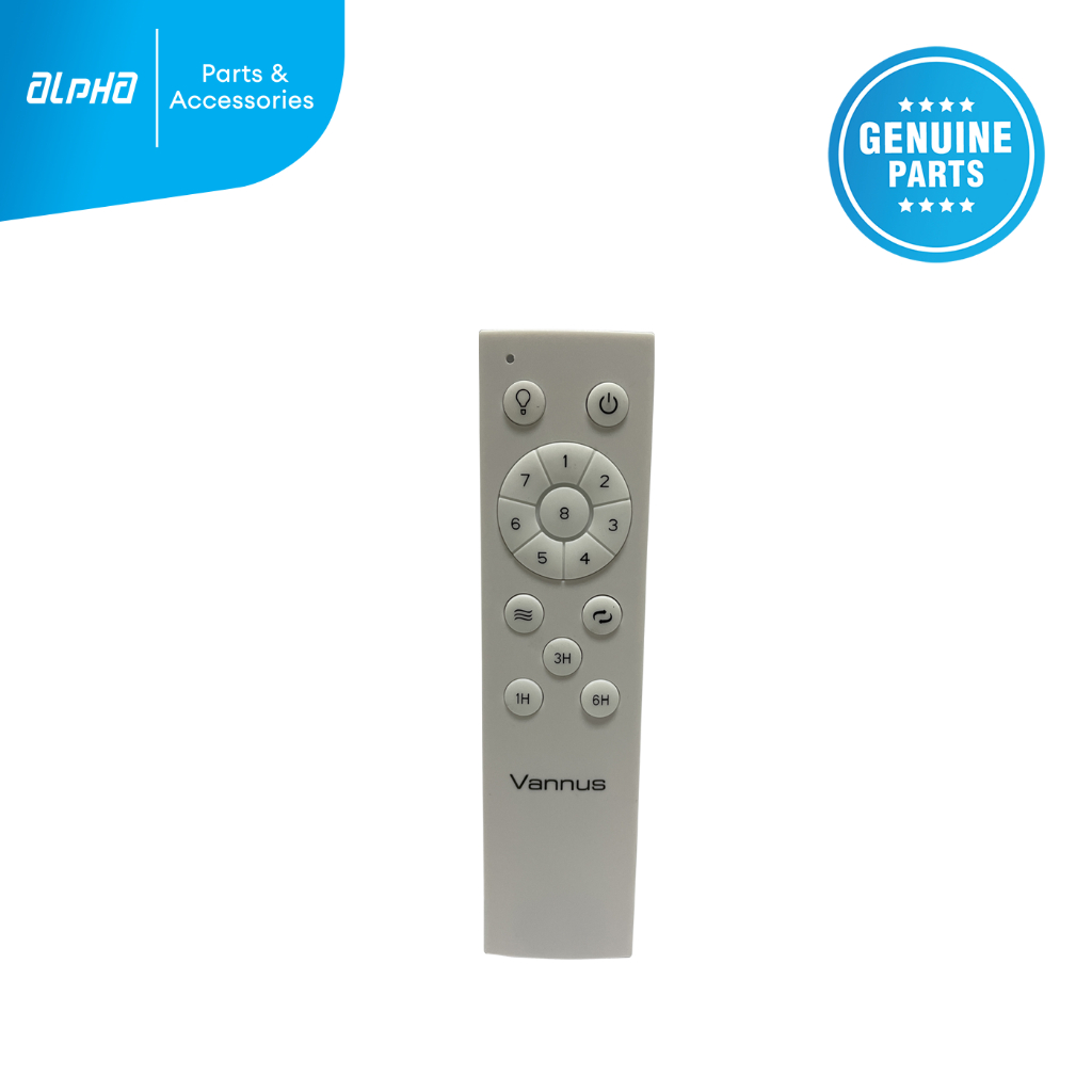ALPHA Vannus Ceiling Fan Remote Control VN/8SLED for Vannus LED Models