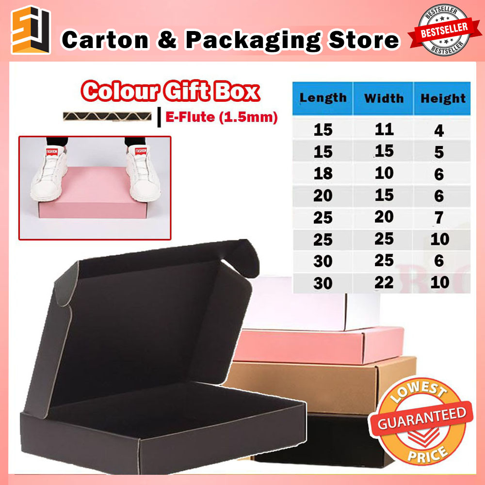【Packaging Box】【Kotak】 Pizza Box Mail Box Carton Box Gift Box Parcel ...