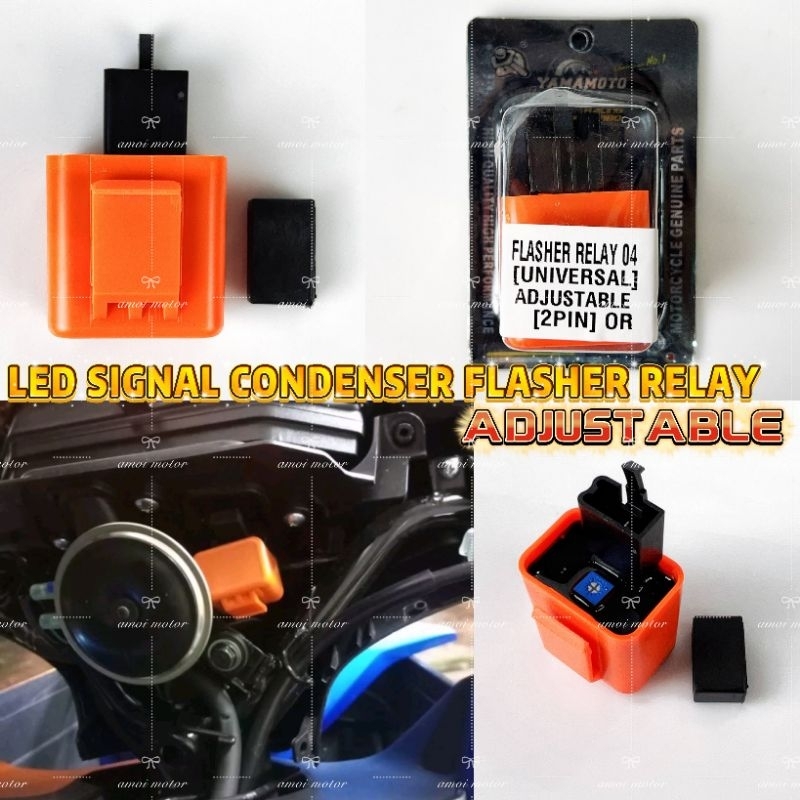 Y15ZR Y16ZR RSX150 R15 R25 LED SIGNAL CONDENSER FLASHER RELAY ...