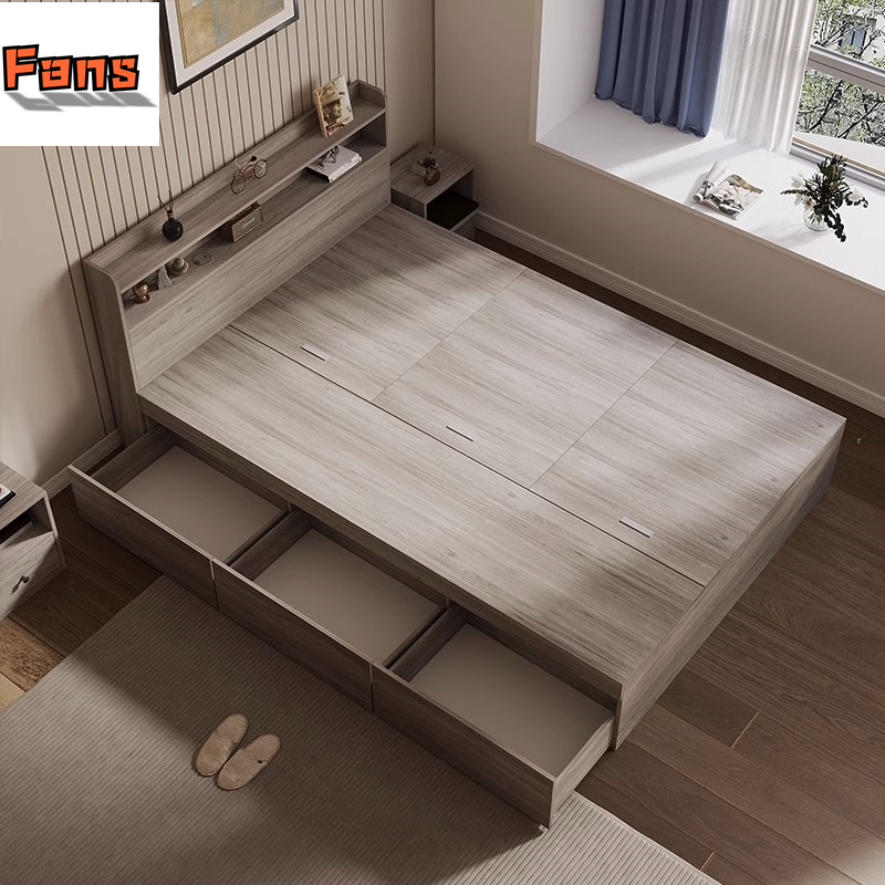 Tatami Bed Frame With Storage and Drawer Rangka Katil+Laci Simpan