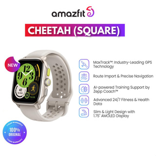 Amazfit Cheetah (Round / Square) Smartwatch, 1 Year Official Malaysia  Warranty