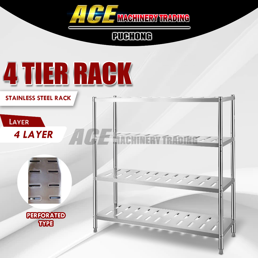Commercial Use Stainless Steel 4 Tier Rack Normal Type/Perforated Type ...