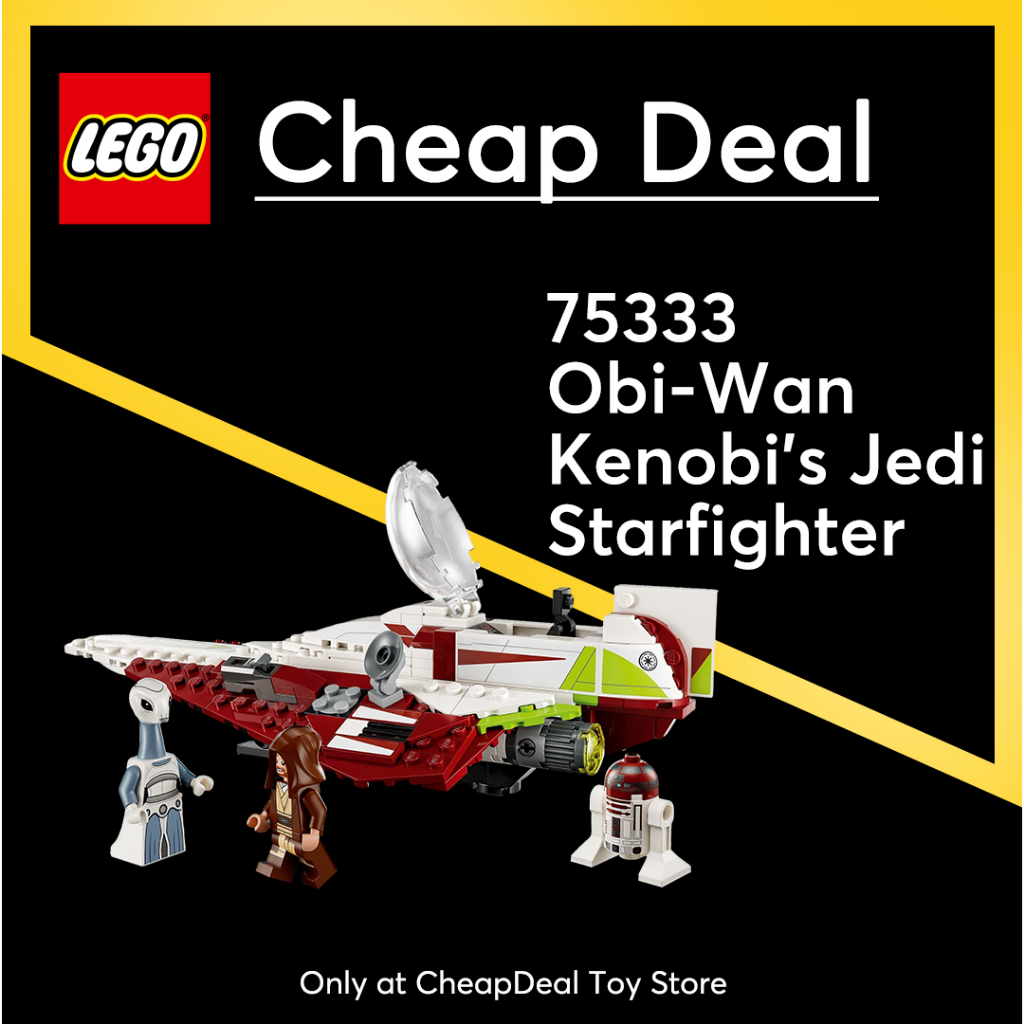 [Ready Stock] - LEGO 75333 Obi-Wan Kenobi's Jedi Starfighter (282 ...