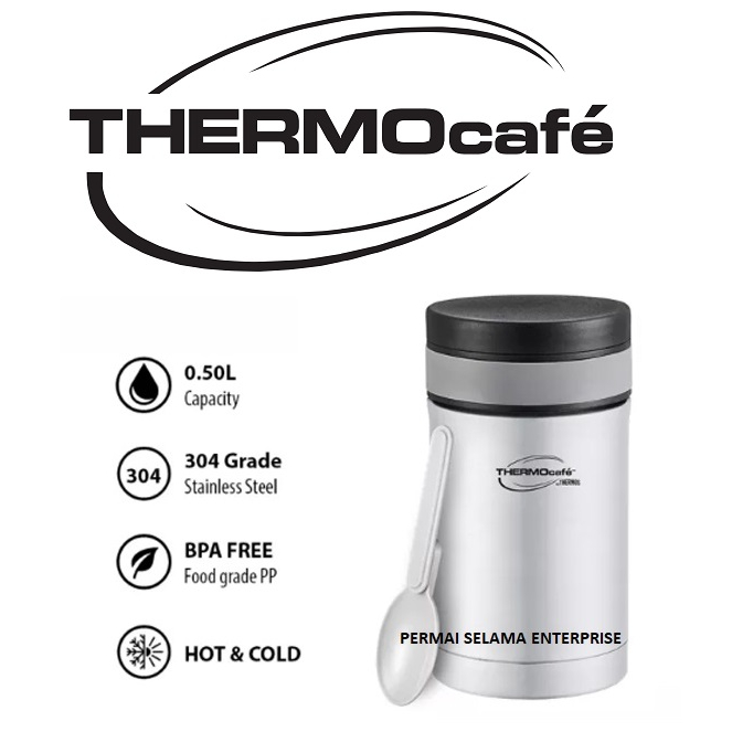 Thermos - ThermoCafe Basic Living 0.5L Flask W/Pouch + 350ml Food Jar