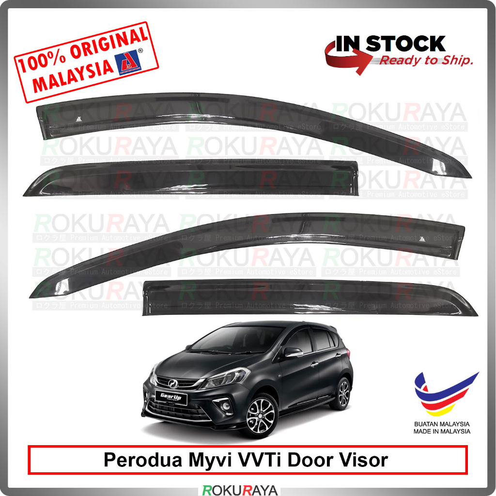 [GEAR UP DESIGN AG] Perodua Myvi VVTi (3rd Gen) AG Malaysia Rain Door ...