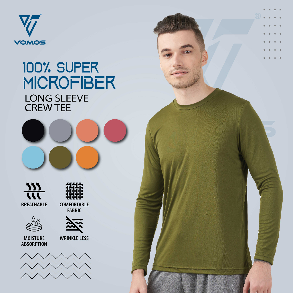 Vomos Air-Breath Quick DryFit 100% Supermicro Cooling Man Long