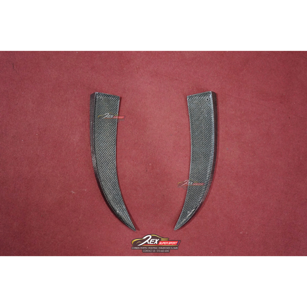 MINI Cooper S JCW F55 F56 Rear Spoiler Lip Add On Real Carbon Fiber One ...