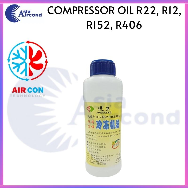 REFRIGERATOR OIL COMPRESSOR R600A , R22A , R410A ( YL , BL , RD ...