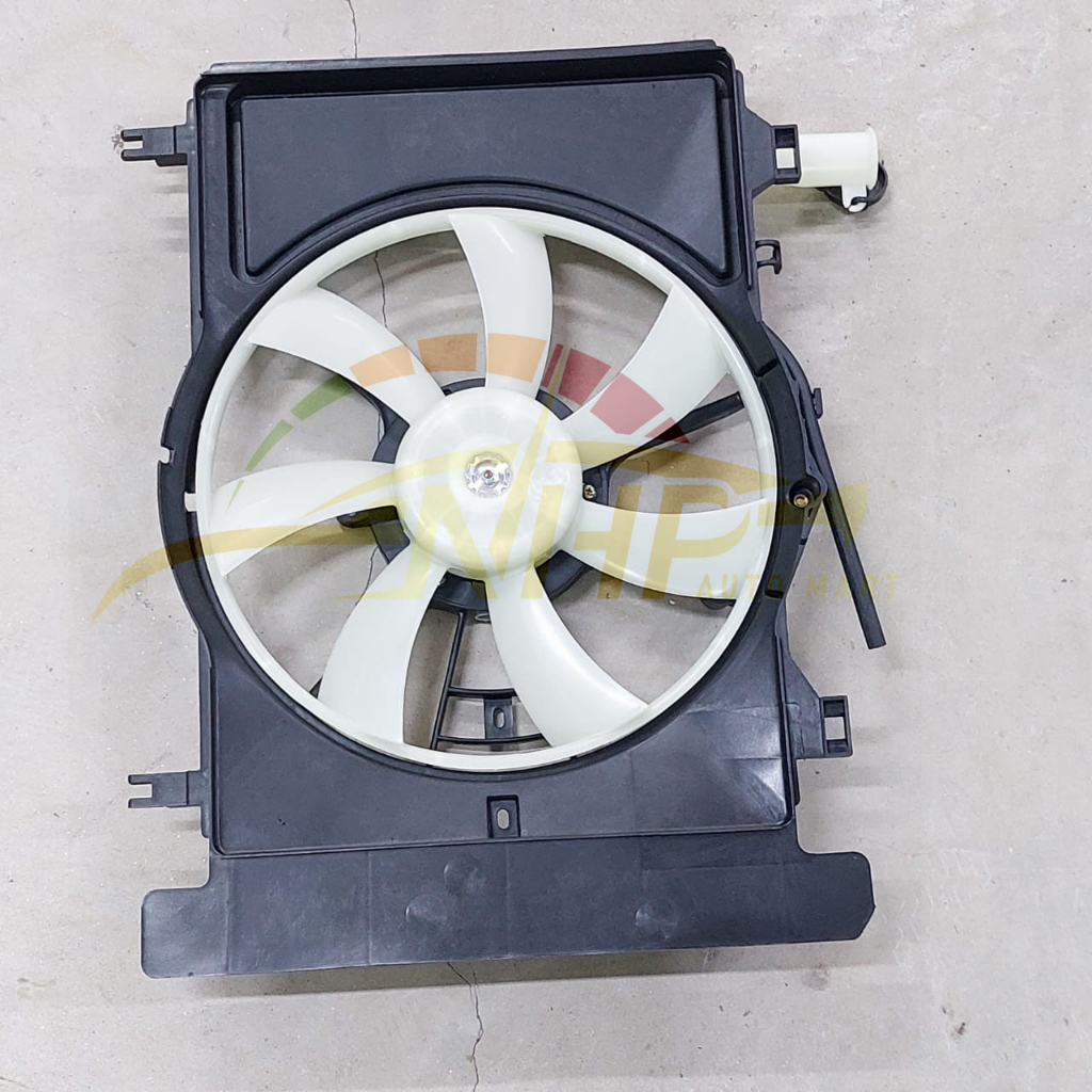 OEM TOYOTA VIOS NCP93 RADIATOR FAN MOTOR ASSY (COMPLETE FAN GUARD / FAN ...