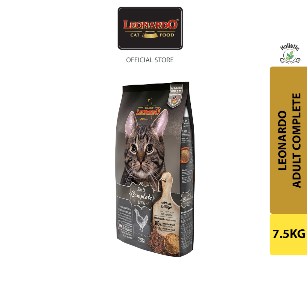 Leonardo Cat Food Adult Complete Dry Food (7.5KG) Shopee Malaysia
