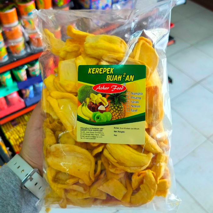 Kerepek Nangka Crunchy /sayur mix 1kg/ Jackfruit Chips PREMIUM Quality ...