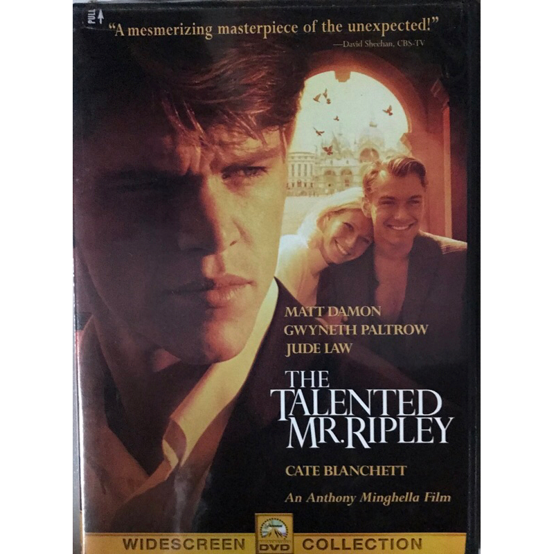 Matt Damon DVD Movie :The Talented Mr Ripley | Shopee Malaysia