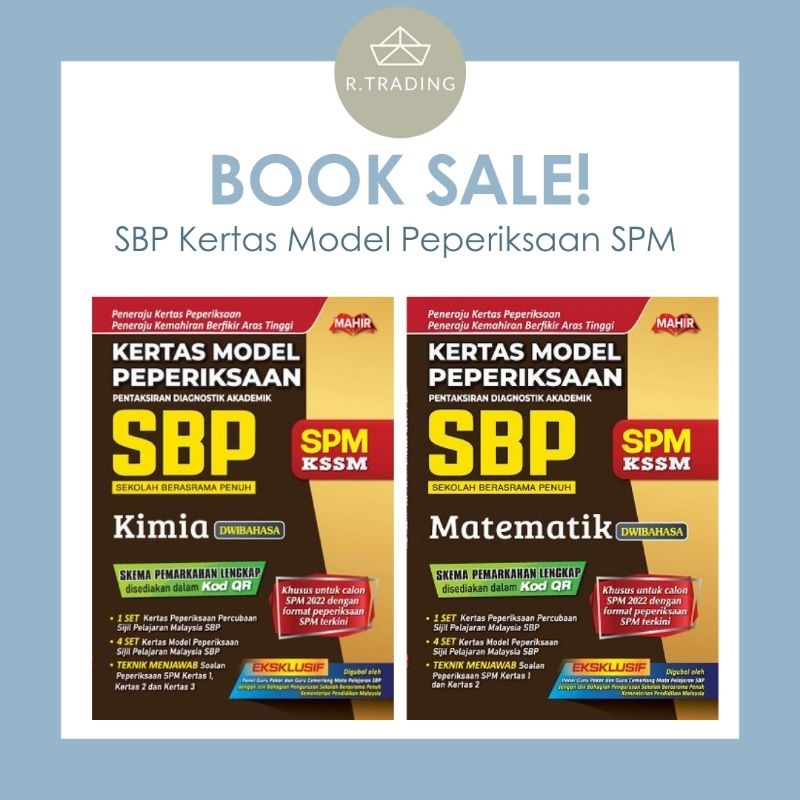 Kertas Model Peperiksaan Sekolah Berasrama Penuh (SBP) SPM KSSM Biologi ...