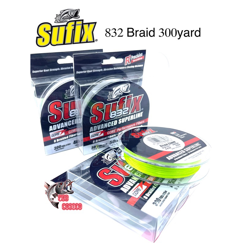 Sufix 832 Braided Line 300yrd Rolls