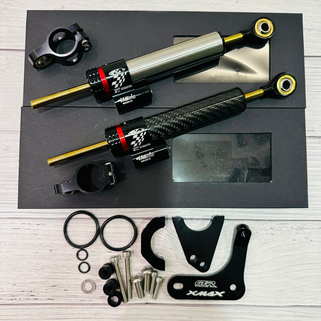 XMAX V1 V2 MATRIS STEERING DAMPER SIAP DAMPER BRACKET 100 PLUG N PLAY