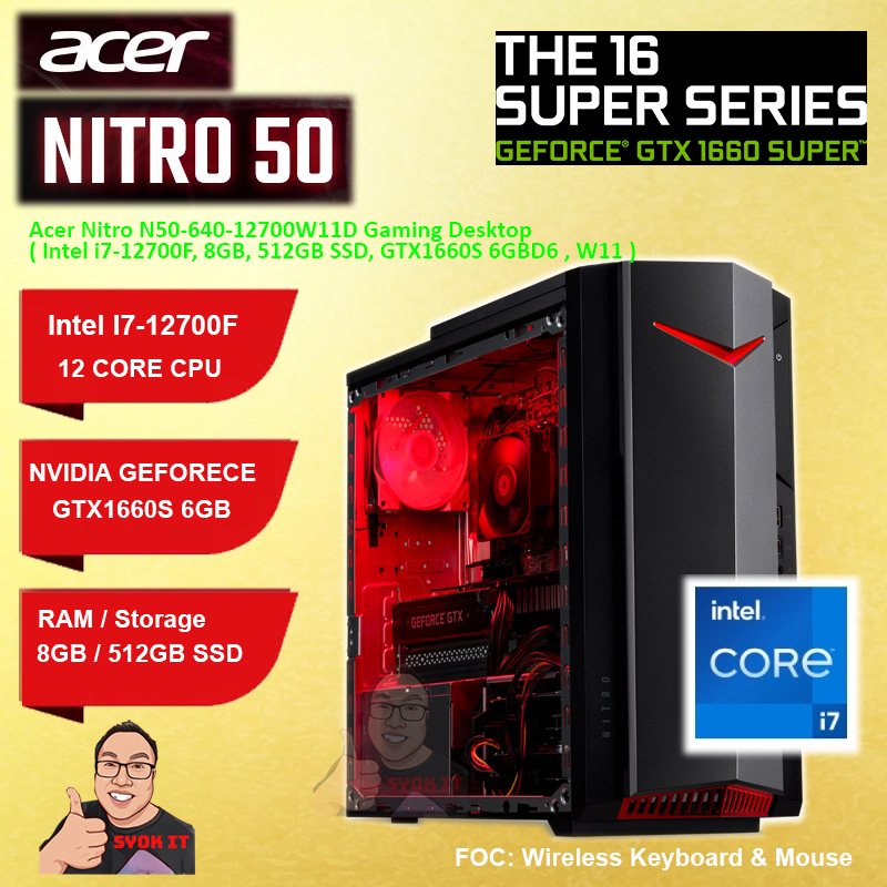 Acer Nitro N50 640 Gaming Pc