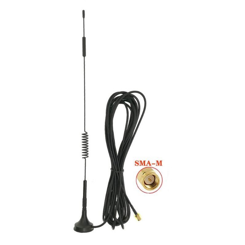 Antenna 5G 4G 3G 2G 6006000Mhz 18dBi SMA Male with 1.5M Cable