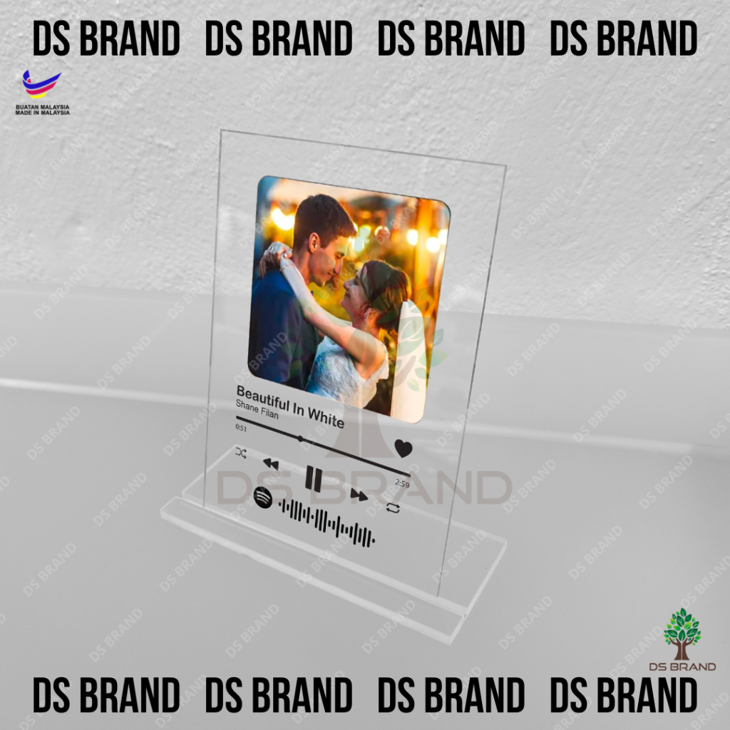 NEW 7 LED Colors Stand [𝗦𝗛𝗜𝗣 𝟮𝟰𝗛] Spotify Acrylic Song Custom Photo ...