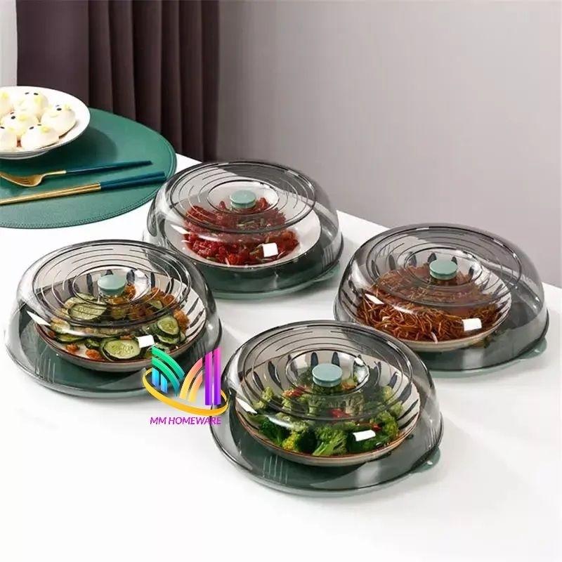 Stackable Food Cover Transparent Food Insulation Dustproof Food Tray ...