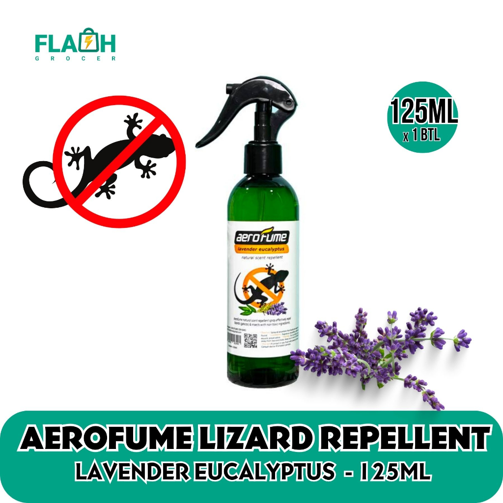 Aerofume Lizard Repellent Natural Pest ControlLavender Eucalyptus 125ML[Natural] Shopee Malaysia