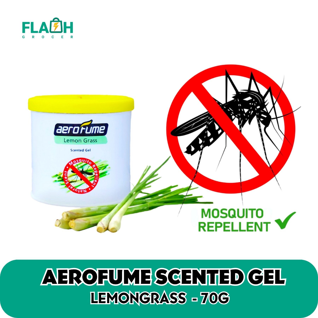 Aerofume Scented Gel Air Freshener (Mosquito Repellent) Room Car