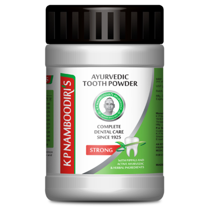 K P NAMBOODIRIS AYURVEDIC TOOTH CARE POWDER (80G) INDIAN AYURVEDIC