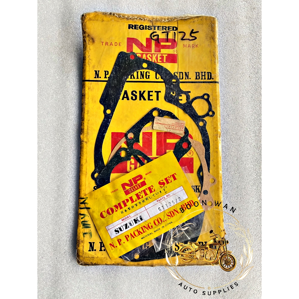 SUZUKI GT125 Full Gasket Set – High Quality Japanese Made OEM Spec 4 thumbnail image