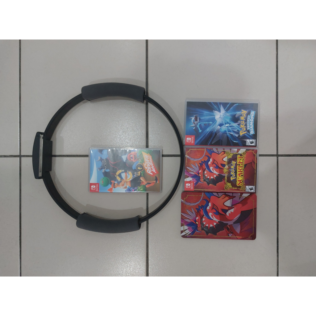 Pokemon Diamond / Pokemon Scarlet / Ring fit Adventure (Used Nintendo ...