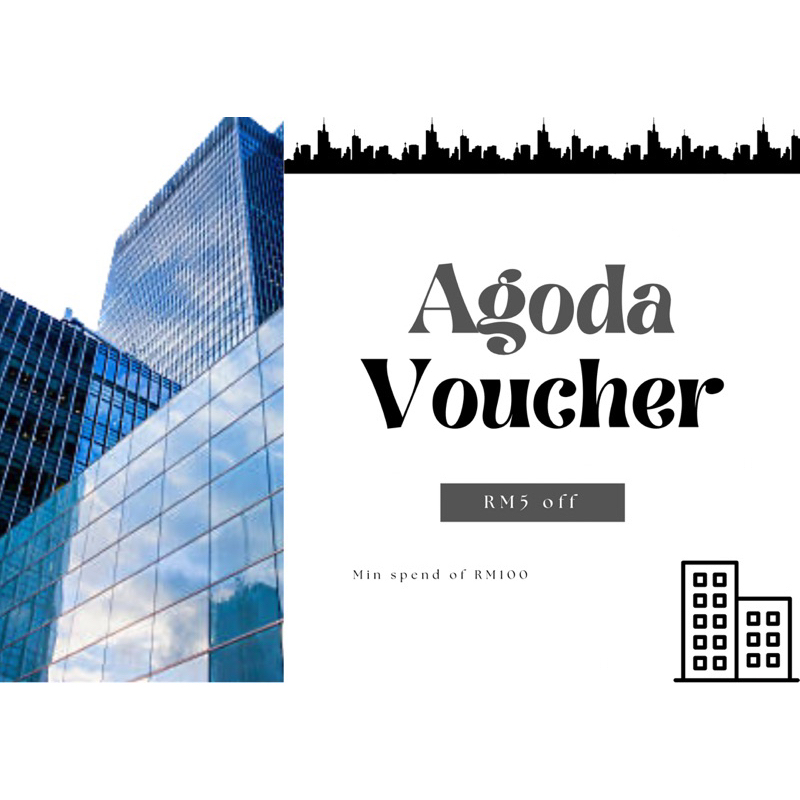 AGODA Voucher RM5 off | Shopee Malaysia